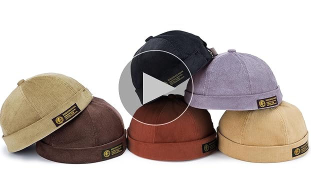 Clape Casual Cotton Watch Cap Work Beanie Corduroy Docker Leon
